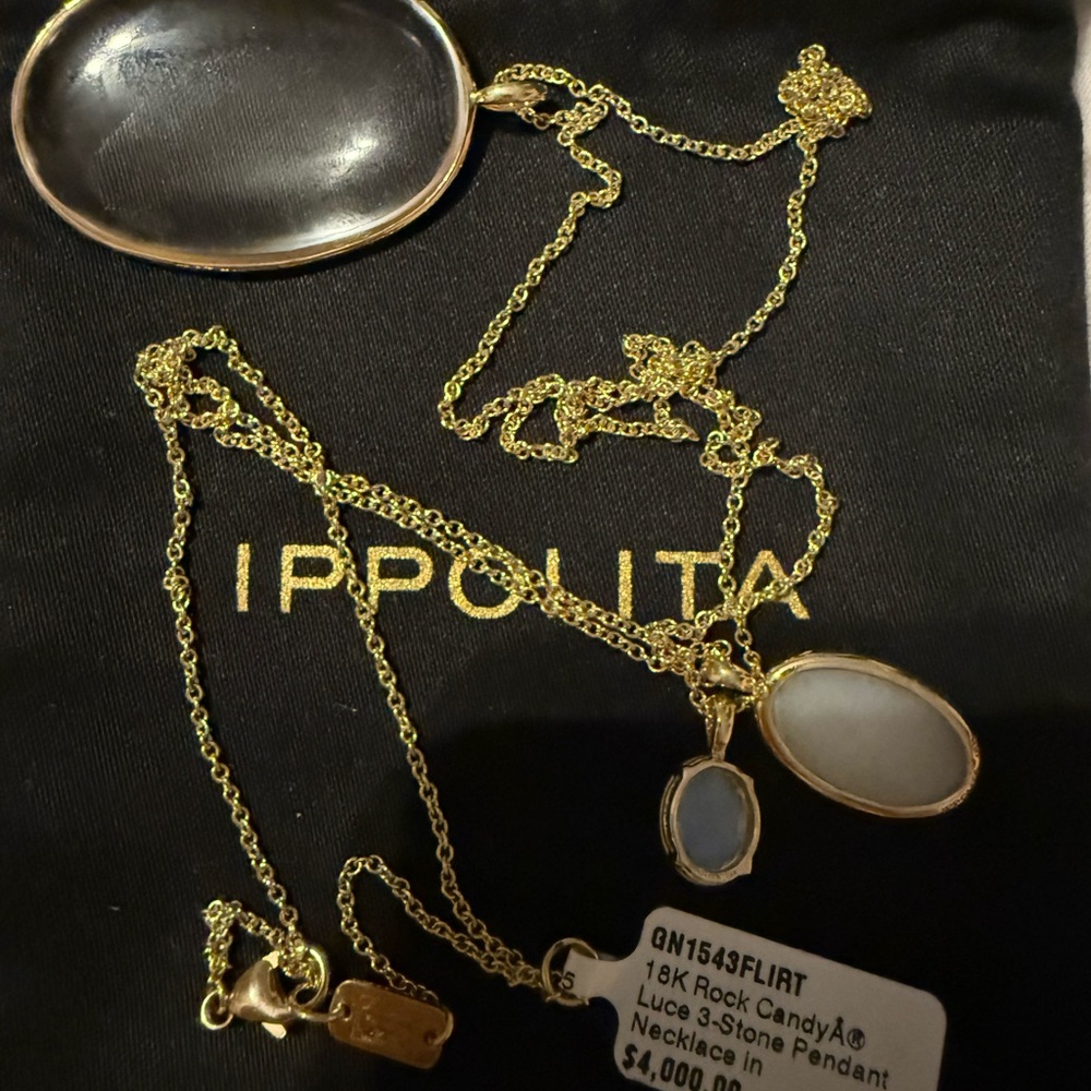 Ippolita Gold and Blue Necklace with Minimalist Elegance